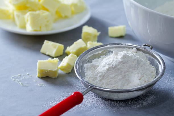 istock Wheat flour and butter in the kitchen 954519622