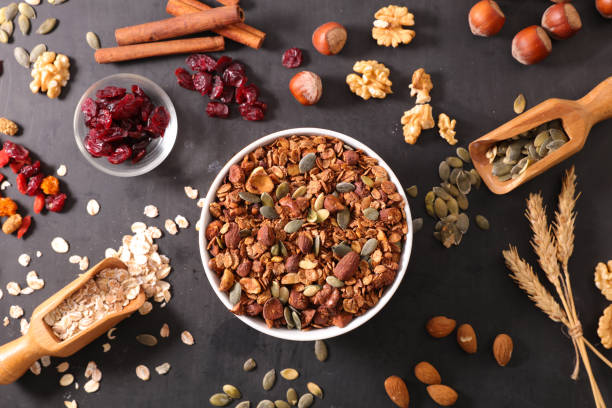 istock homemade granola and ingredient 954522386