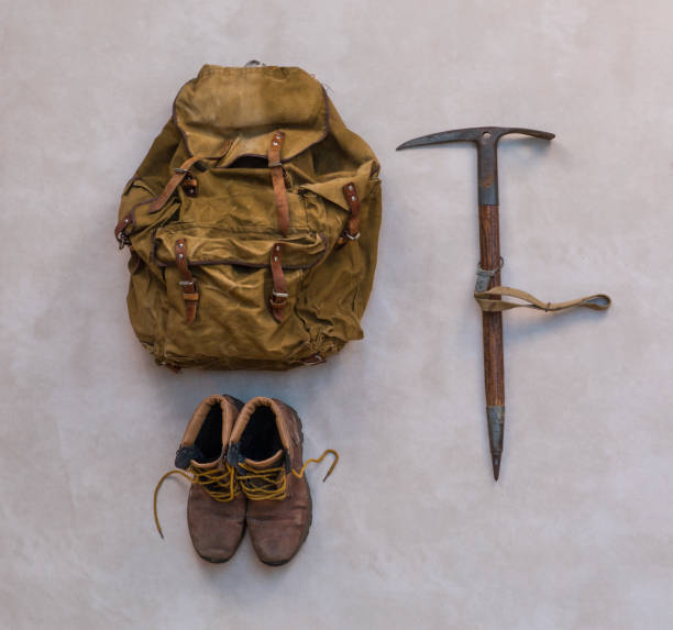 istock vintage set for mountain tourism 954522734