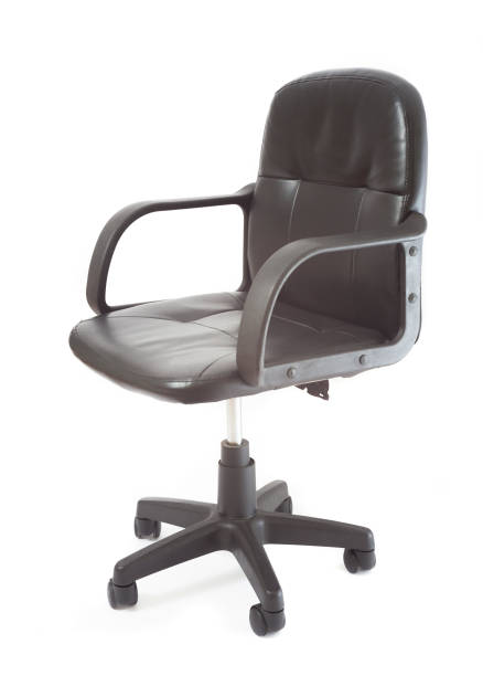 istock black office chair isolated on white 954526592
