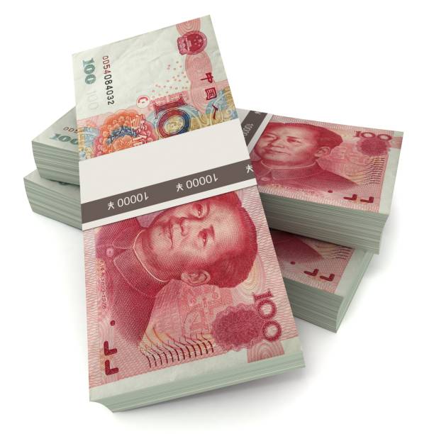 중국 위안 돈 인민폐 - investment rmb savings china 뉴스 사진 이미지
