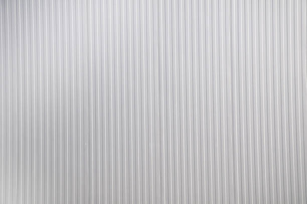 istock Sheet metal, corrugated wall building 954544814