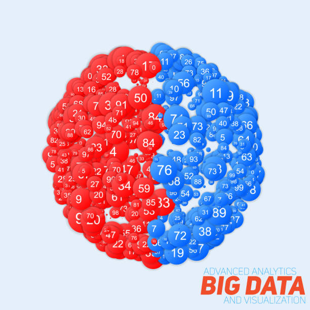 Vector abstract round colorful big data information sorting visualization. Social network, financial analysis of complex databases. Visual information complexity clarification. Intricate data graphic Vector abstract round colorful big data information sorting visualization. Social network, financial analysis of complex databases. Visual information complexity clarification. Intricate data graphic. neat database stock illustrations