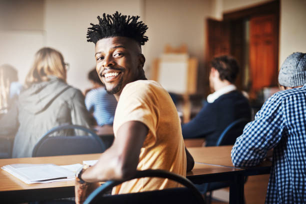 istock The class that is full of hard working students 954566122