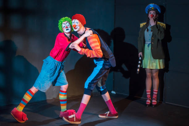 istock Clowns Playing. Homosexual Love is Banned 954568674
