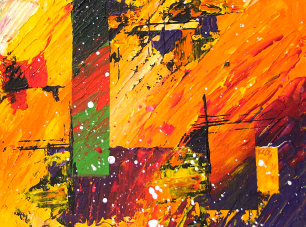 istock Abstract acrylic painting 954569244