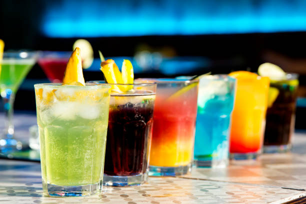 istock Colorful cocktails with ice 954577100