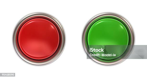 Botão De Pressão - Fotografias de stock e mais imagens de Botão - Peça de Máquina - Botão - Peça de Máquina, Vermelho, Cor verde