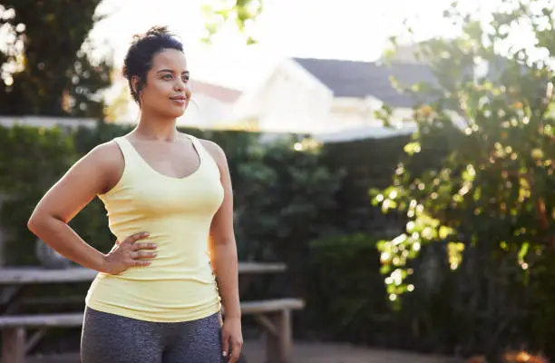 Photo of Beautiful days like these just motivate her to workout