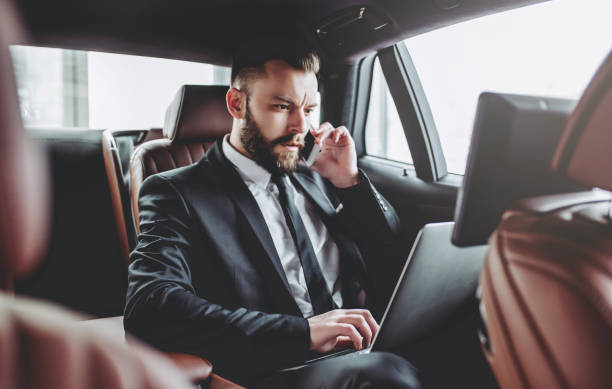 istock Businessman in car 954605220