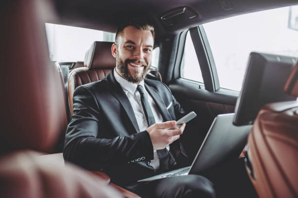 istock Businessman in car 954605238