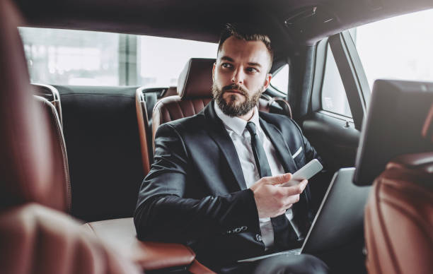 istock Businessman in car 954605258