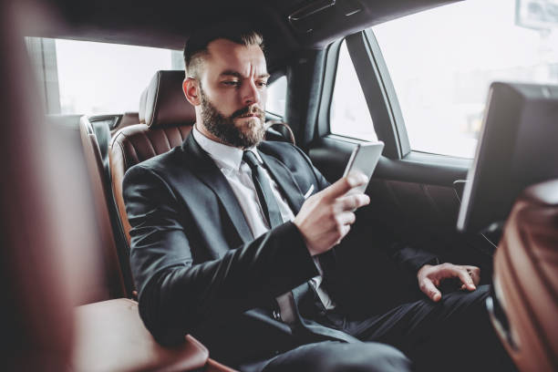 istock Businessman in car 954605288