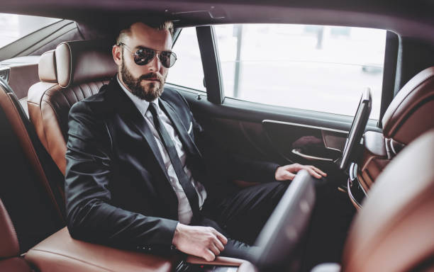 istock Businessman in car 954605386