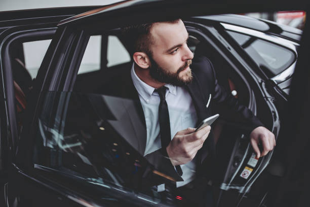 istock Businessman in car 954605470