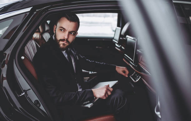 istock Businessman in car 954605532