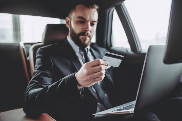istock Businessman in car 954605584