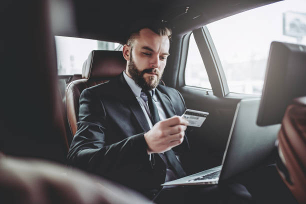 istock Businessman in car 954605586