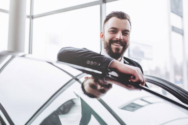 istock Businessman in car 954606344