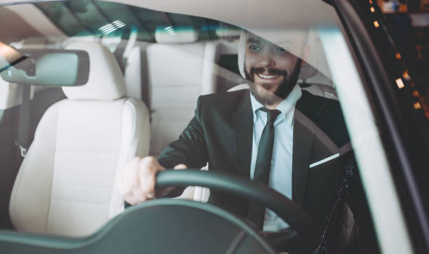 istock Businessman in car 954606458