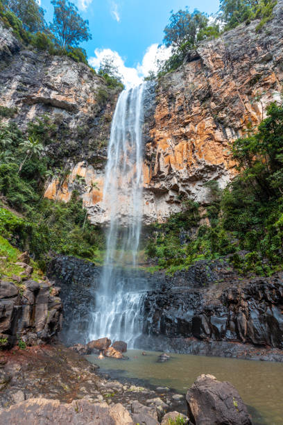 istock Waterfall in Springbrook National Park. Rainbow falls in Queensland, Australia 954615312