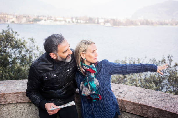 istock Mature couple travel together 954616410