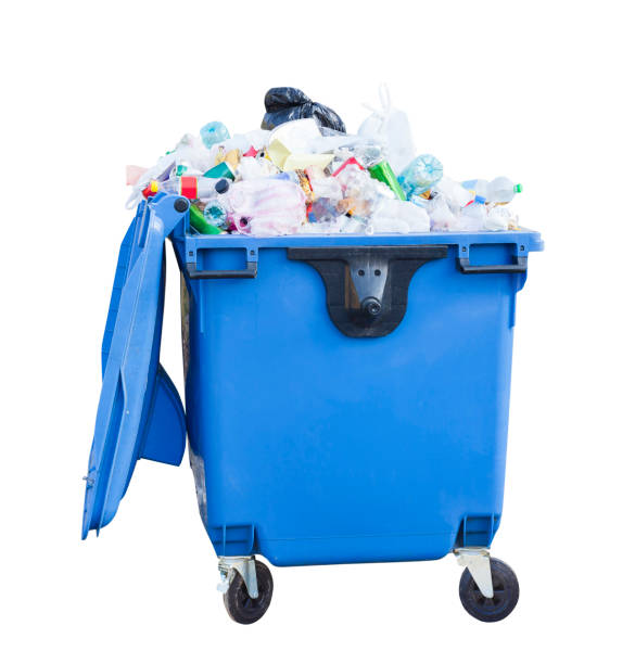 istock recycle bin full of garbage isolated 954621584