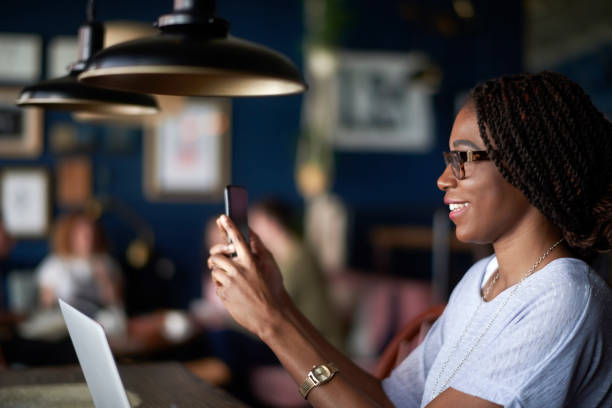 istock Woman with smart phone 954641302