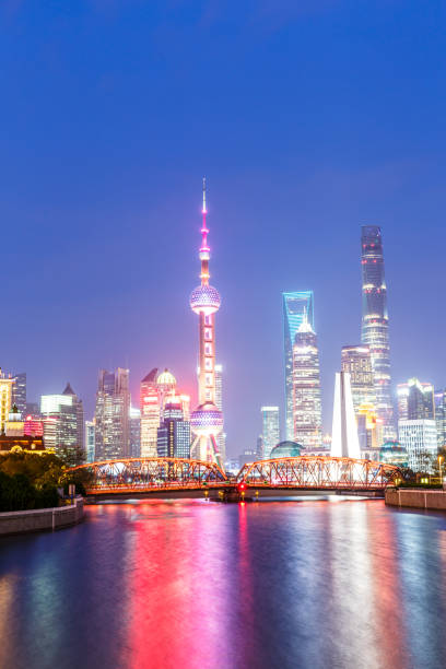 istock shanghai skyline and modern city skyscrapers at night 954641848