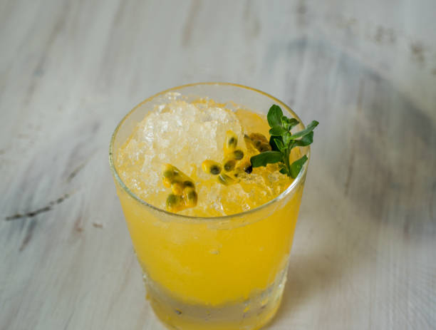 istock cocktail Pisco Sour passion fruit puree lemon juice 954642176