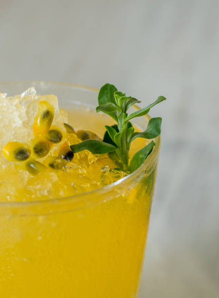 istock cocktail Pisco Sour passion fruit puree lemon juice 954642948