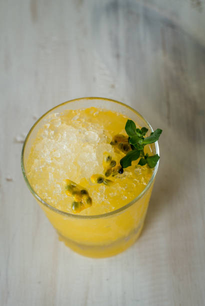 istock cocktail Pisco Sour passion fruit puree lemon juice 954643150