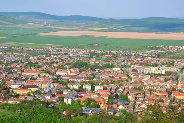 istock View of Sarospatak city, Hungary 954646124