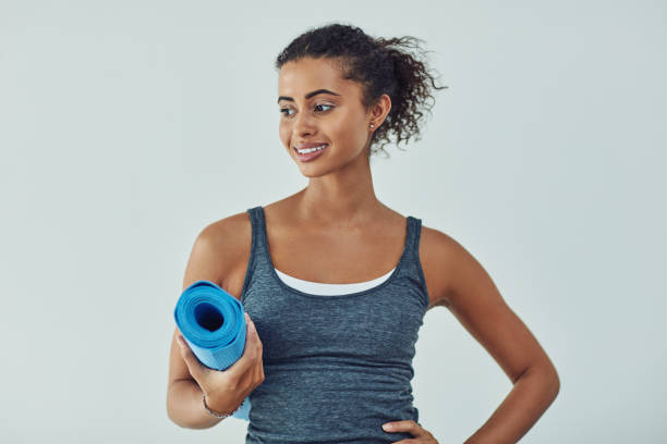 istock I've got my mat now I can do some yoga 954650768