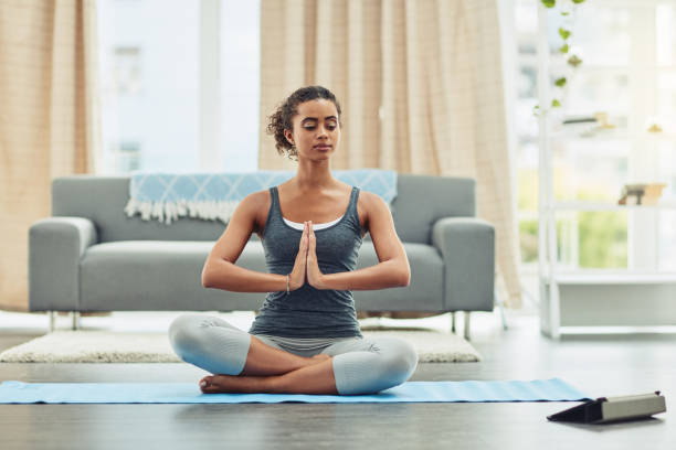 istock Become stronger mentally and physically with yoga 954650804