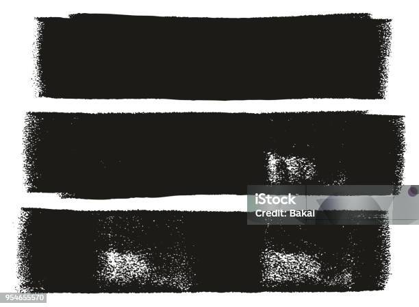 Paint Roller Bold Lines High Detail Abstract Vector Lines Background Set 03 Stock Illustration - Download Image Now