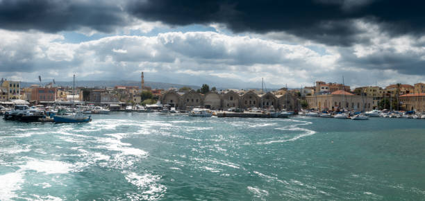 istock Chania's wharf, Crete, Greece 954681778