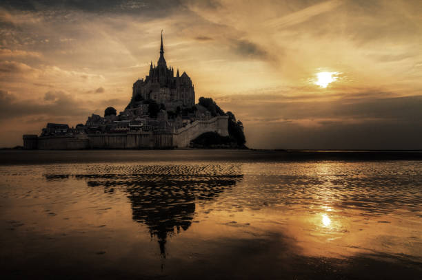 istock Ominous darkness at Le Mont Saint-Michel 954684044