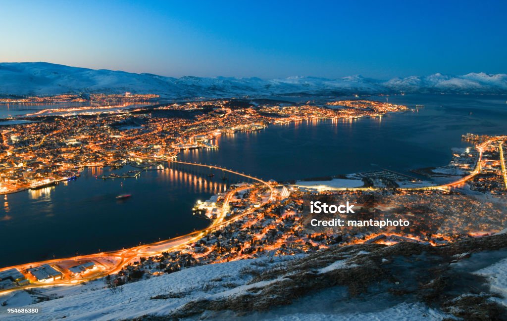 City of Tromso Norway Tromso Stock Photo