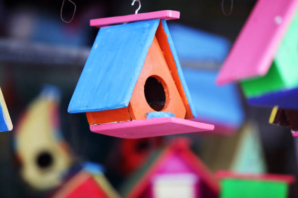 istock colorful creative bird house background 954696114