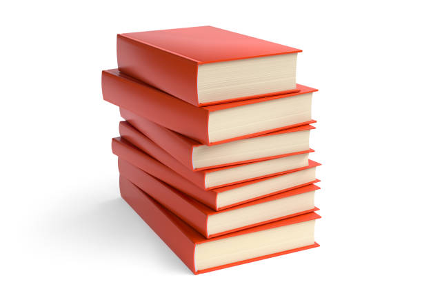 istock pile of books on white background - 3d illustration rendering 954696434