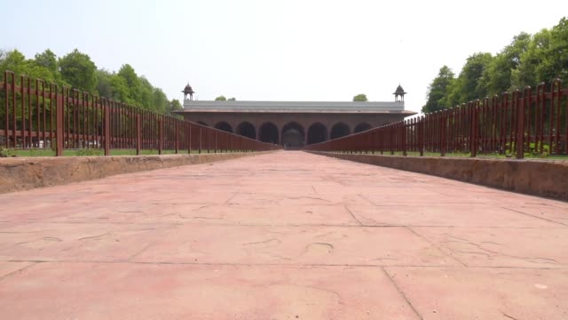 Inside view of the Red Fort in Delhi, India