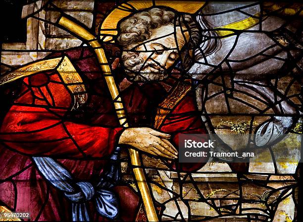 Vitrail In The Leon Cathedral Stock Photo - Download Image Now - Circa 14th Century, Art, Castilla y León