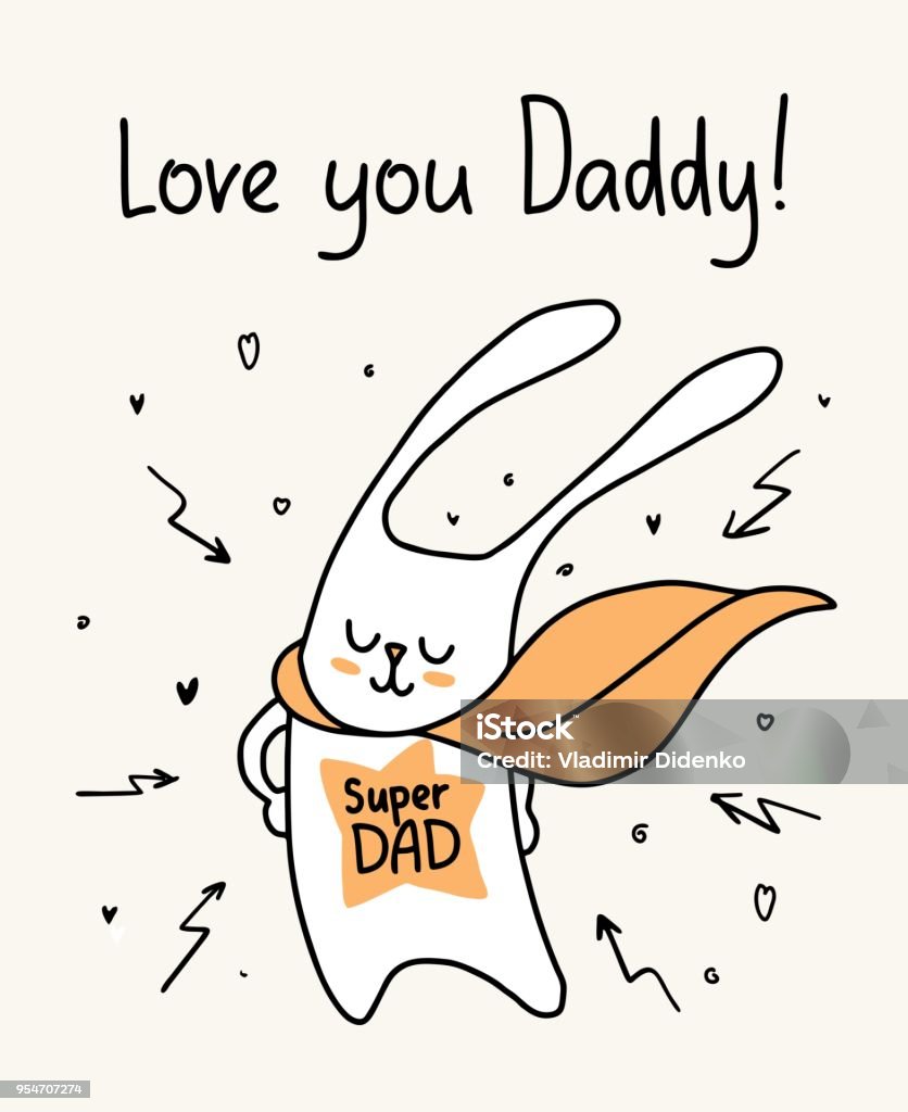 Ilustración de Tarjeta De Feliz Día Del Padre Con Papá Super Conejo Lleva El Manto Dibujos Animados Animal Divertido Ilustración Plana y más Vectores Libres de Derechos de Caligrafía - iStock Ilustración de Tarjeta De Feliz Día Del Padre Con Papá Super Conejo Lleva El Manto Dibujos Animados Animal Divertido Ilustración Plana y más Vectores Libres de Derechos de Caligrafía - iStock