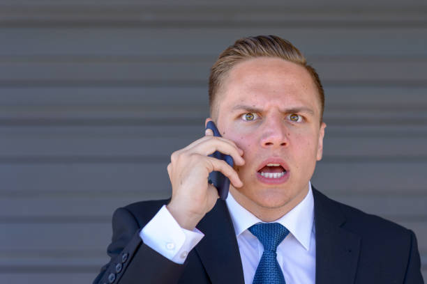 istock Young businessman taking a mobile phone call 954726392