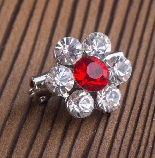 istock brooch. brooch on the background. 954746082