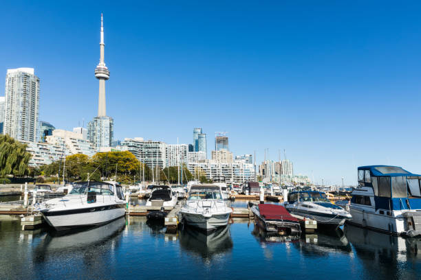 istock Construction of new buildings and district in Toronto downtown 954746198