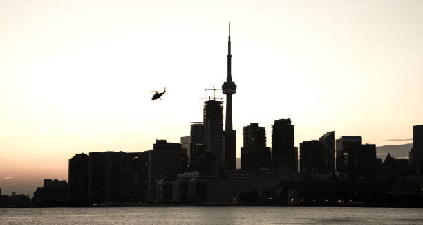 istock Toronto skyline financial district at dusk 954746300