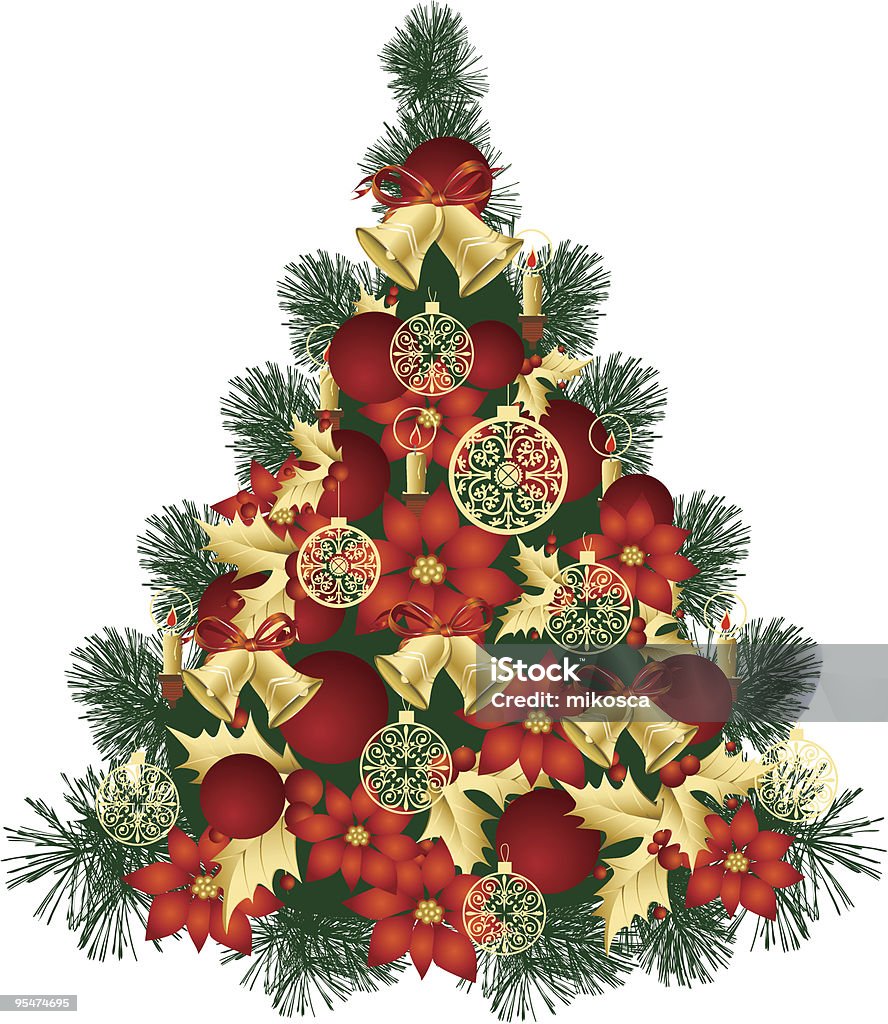 Christmas Tree  Backgrounds stock vector