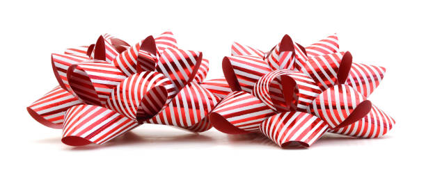 istock red and white bow isolated on white background 954748380